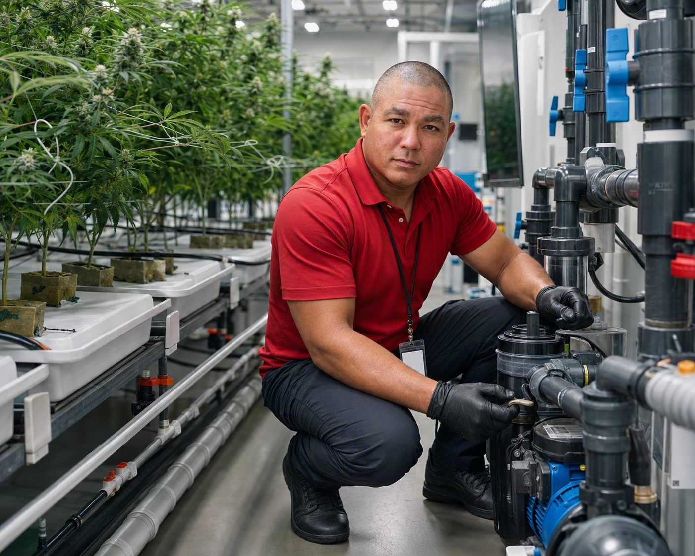 BiomedRx technician performing cbd vs thc to protect patient safety